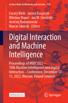 Digital Interaction and Machine Intelligence: Proceedings of MIDI’2022 – 10th Machine Intelligence and Digital Interaction – Conference, December ...