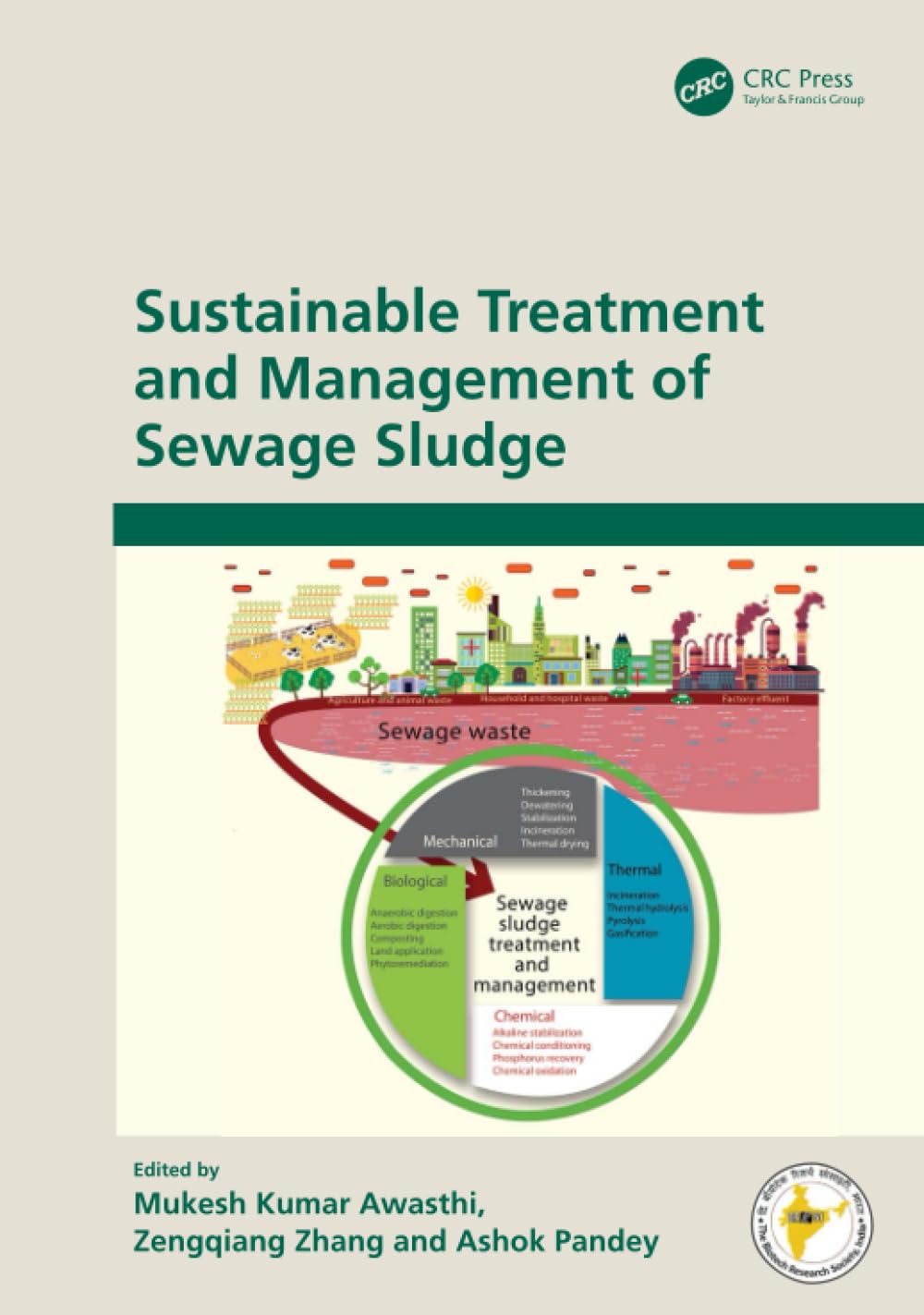 Full size book cover of Sustainable Treatment and Management of Sewage Sludge}