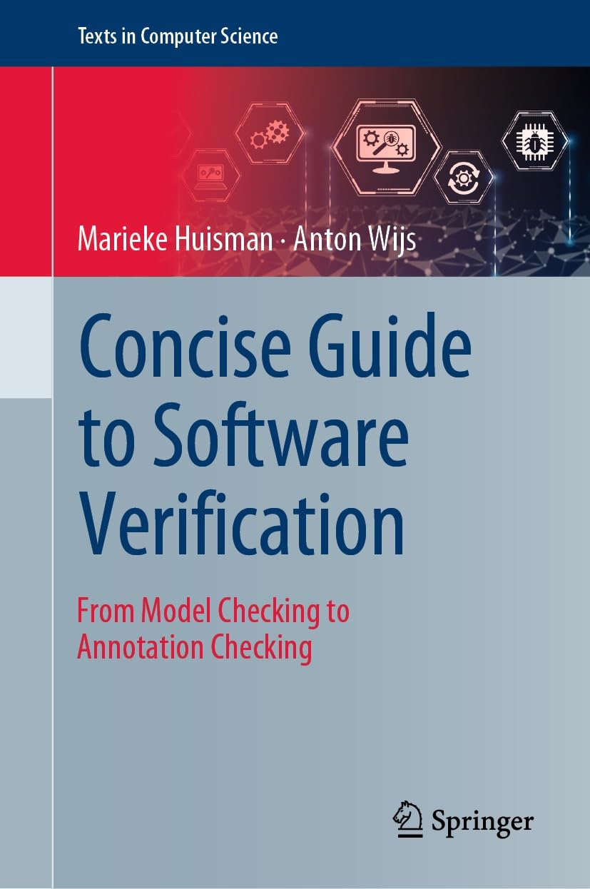 Full size book cover of Concise Guide to Software Verification: From Model Checking to Annotation Checking}