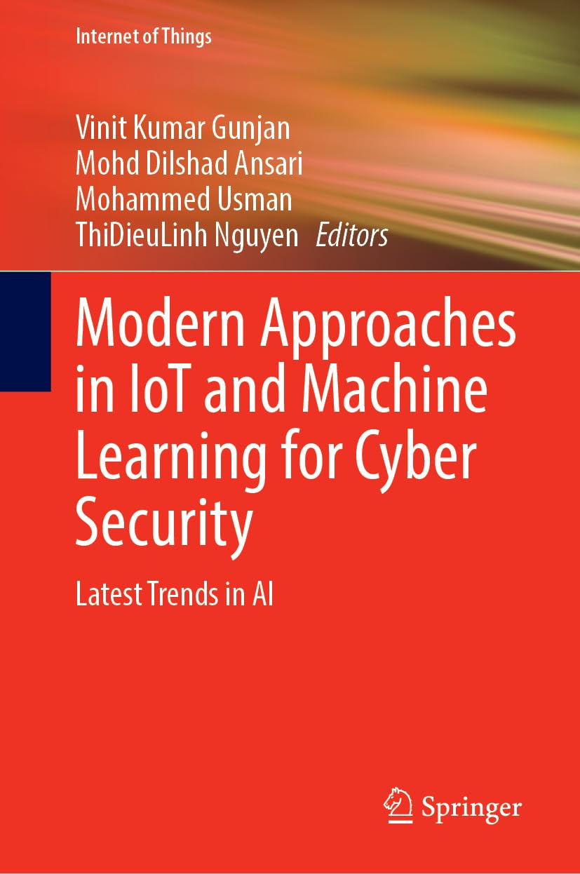 Full size book cover of Modern Approaches in IoT and Machine Learning for Cyber Security: Latest Trends in AI}