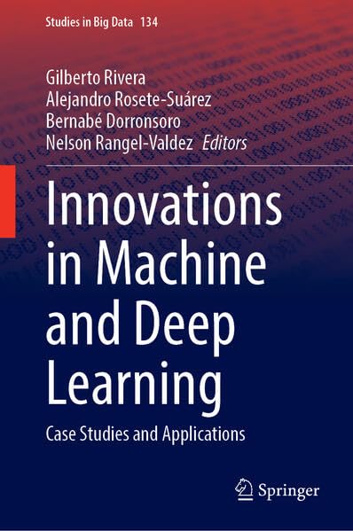 Full size book cover of Innovations in Machine and Deep Learning: Case Studies and Applications}