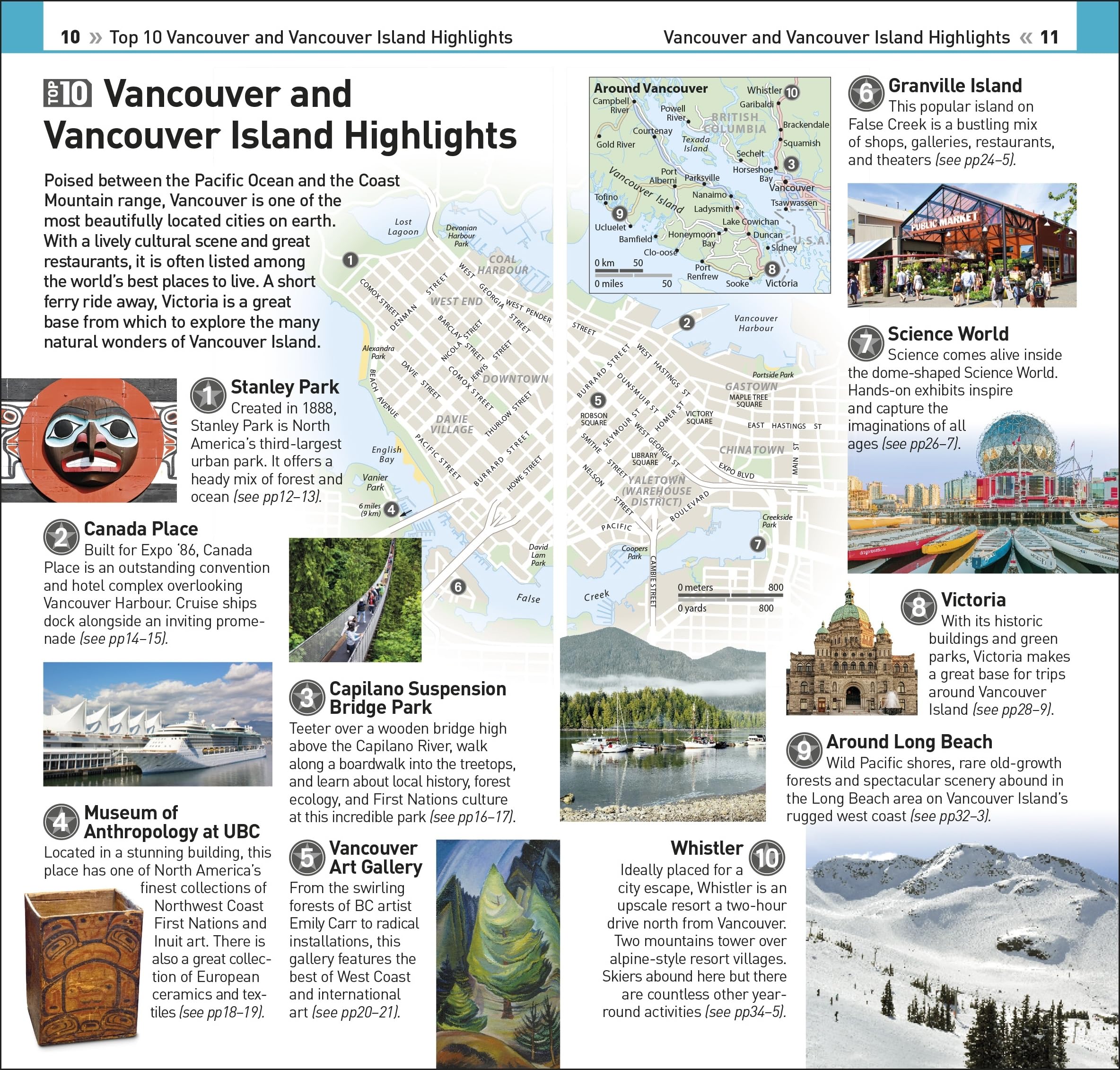 Top 10 Vancouver and Vancouver Island