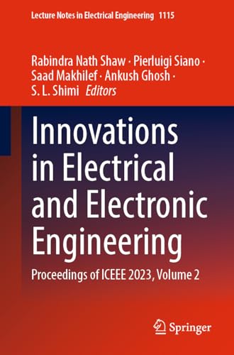 Full size book cover of Innovations in Electrical and Electronic Engineering: Proceedings of ICEEE 2023, Volume 2}