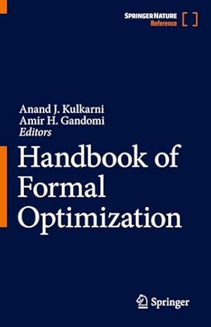 Handbook of Formal Optimization