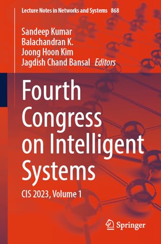 Full size book cover of Fourth Congress on Intelligent Systems: CIS 2023, Volume 1}