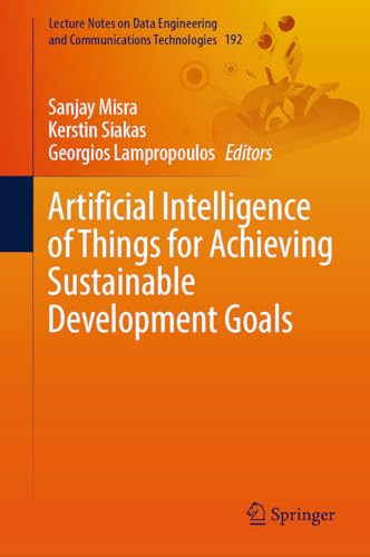 Full size book cover of Artificial Intelligence of Things for Achieving Sustainable Development Goals}