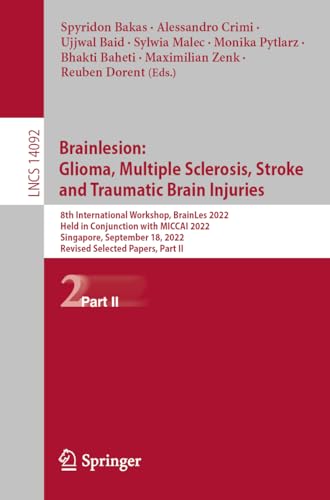 Full size book cover of Brainlesion: Glioma, Multiple Sclerosis, Stroke and Traumatic Brain Injuries}