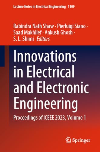 Full size book cover of Innovations in Electrical and Electronic Engineering: Proceedings of ICEEE 2023, Volume 1}