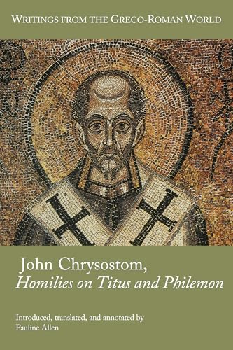 Full size book cover of John Chrysostom, Homilies on Titus and Philemon}